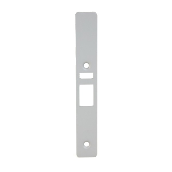 FL2145SA, FHC Right Hand Beveled Faceplate For FL2140 Series Deadlatch Locks - Aluminum